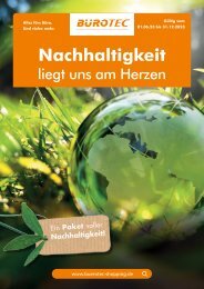 BÜROTEC Themenkatalog Nachhaltigkeit 2023