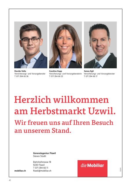 Festführer | Herbstmarkt Uzwil 2022