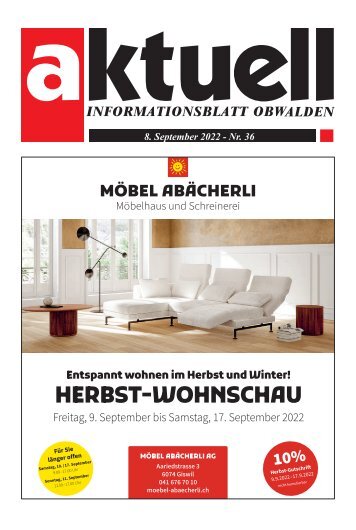 Aktuell Obwalden | KW36 | 8. September 2022