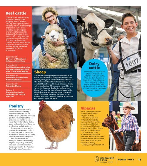 Melbourne Royal Show 2022 Show Guide