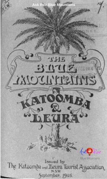 Katoomba - Leura Tourist Guide 1905