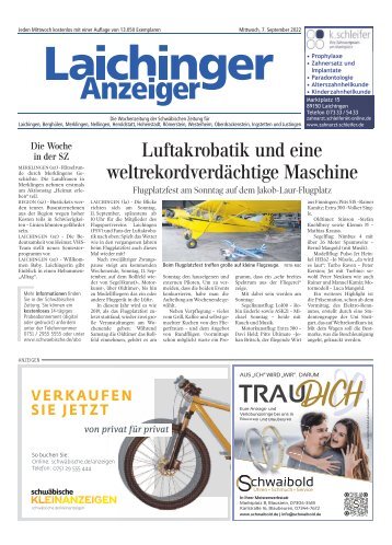 Laichinger Anzeiger 07.09.2022