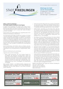 Amtliches Mitteilungsblatt Riedlingen 07.09.2022