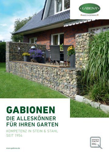 Gabionen Katalog DE