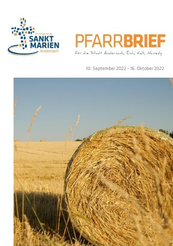 Herbstpfarrbrief 2022