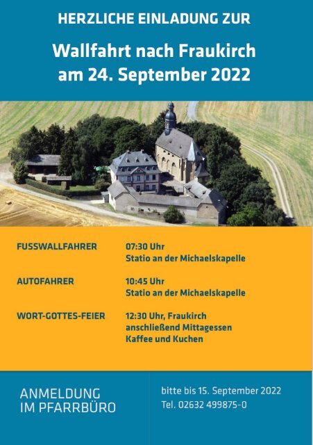 Herbstpfarrbrief 2022