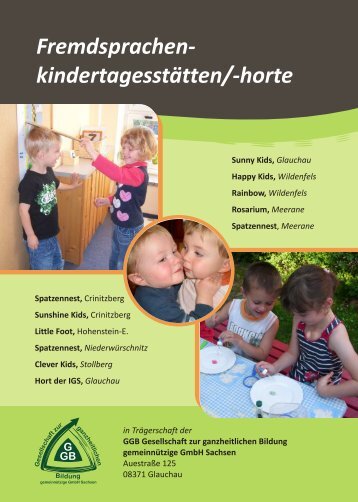 Fremdsprachen- kindertagesstätten/-horte - GGB Sachsen