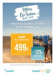 Luxair Tours Indian Summer 2022 FR