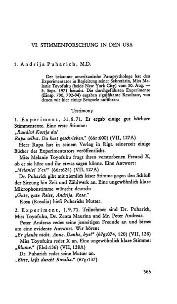 VI. STIMMENFORSCHUNG IN DEN USA 1. Andrija ... - Rodiehr