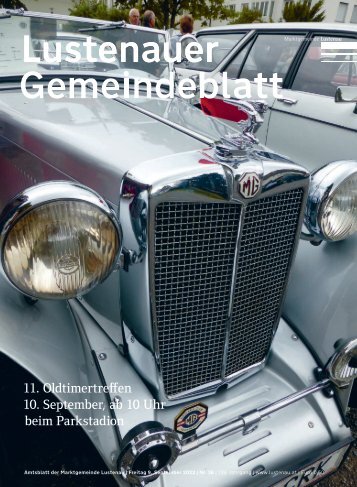 Lustenauer Gemeindeblatt Nr. 36 | Freitag, 9. September 2022