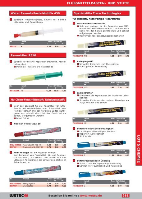 Elektronik-Preiskatalog