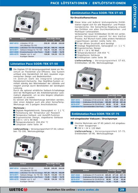 Elektronik-Preiskatalog