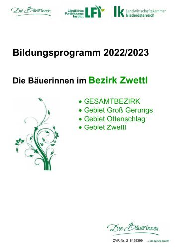 Bezirksprogramm_Bezirk Zwettl_2022-2023