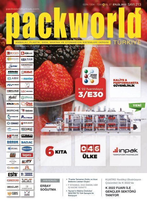 PACKWORLD TÜRKİYE DERGİSİ 213. EYLÜL SAYISI