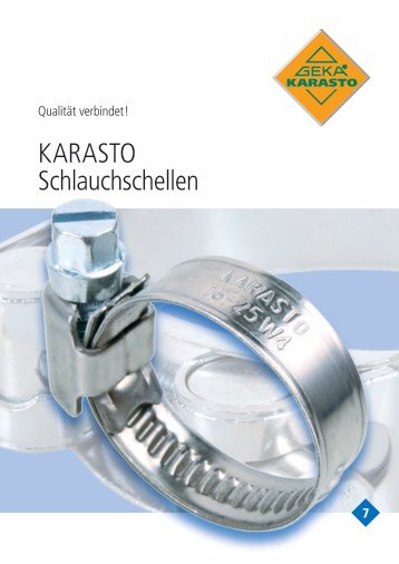 Schlauchschellen W1 - Karasto Armaturenfabrik Oehler GmbH