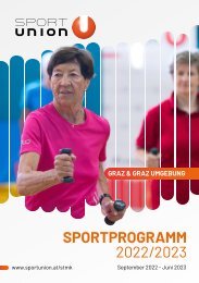 Sportprogramm 2022/23