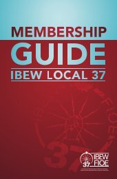 IBEW Membership Guide Booklet English - Sept 2022