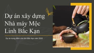 Nhà máy trà Mộc Linh Bắc Kạn