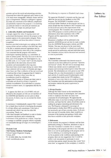 ANZ Nuclear Medicine September 2004 Vol 35 No3 Part 2