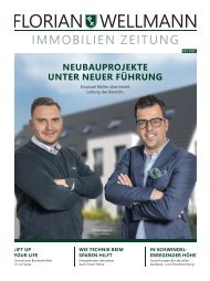 Florian Wellmann Immobilienzeitung (Ausgabe 09/22 • Hamburg)