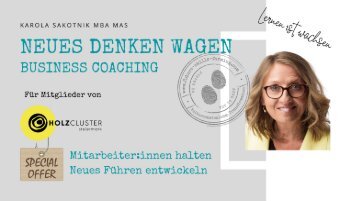 Holzcluster Steiermark Leadership Coaching KS