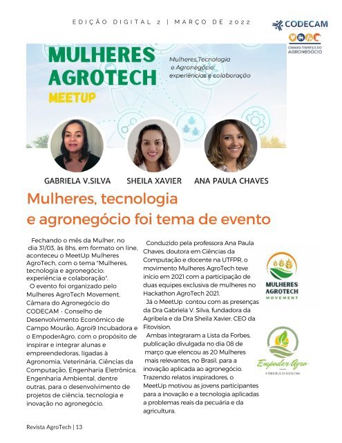 Revista AgroTech - Março de 2022