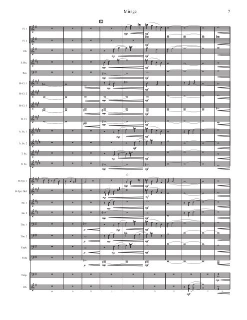 Mirage_Band Full Score