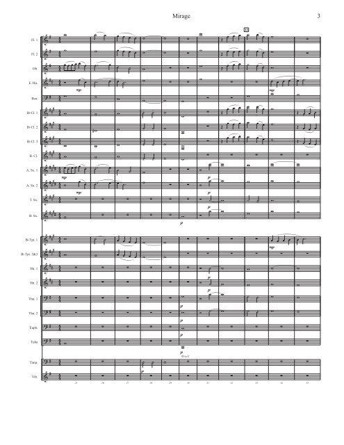 Mirage_Band Full Score