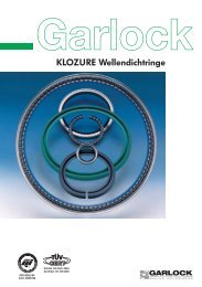 KLOZURE Wellendichtringe - Garlock GmbH