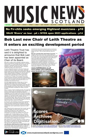 MUSIC NEWS Scotland (Sep22-10)