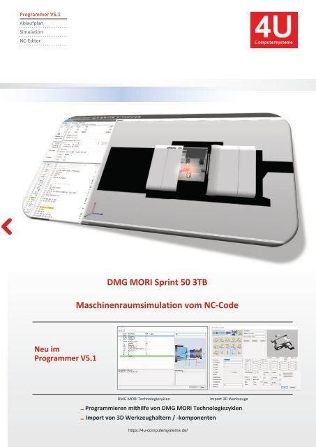 DMG_MORI Sprint_50 3TB CAD CAM_Programmer V5