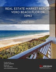 Vero Beach 32963 Real Estate Market Report June 2022