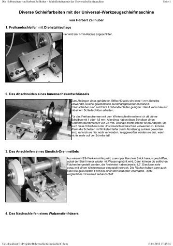 Die Hobbyseiten von Herbert Zellhuber - Fingers elektrische Welt