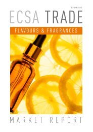 ECSA Trade Flavours and Fragrances | Market report preview 09.2022