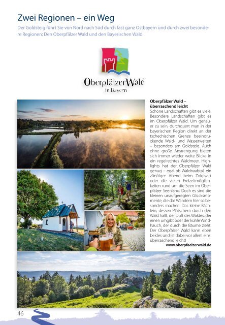 Goldsteig-Wandermagazin 