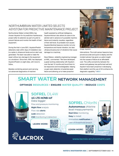Water & Wastewater Asia September/October 2022