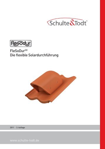FleSoDurSD Die flexible Solardurchführung - Dachdurchführungen ...
