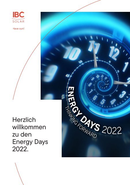 Energy Days 2022 - Workbook