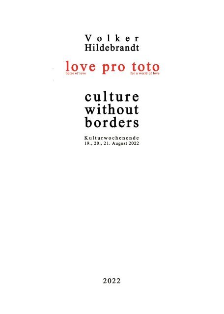 Culture Without Borders 2022