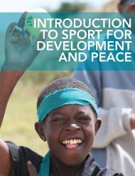 introduction to sport for development and peace - Right to Play