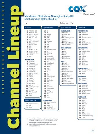 Channel Lineup - Cox Communications