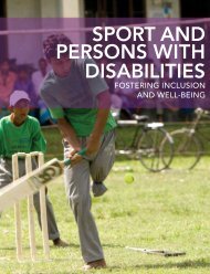 SPORT AND PERSONS WITH DISABILITIES - Right to Play