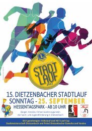 15. Lions Dietzenbacher Stadtlauf 