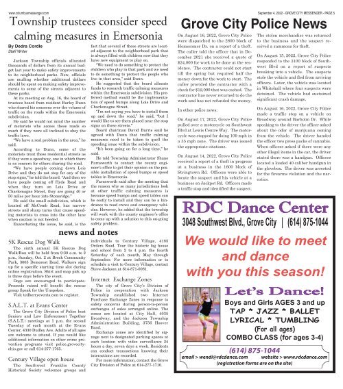 Grove City Messenger - September 4th, 2022