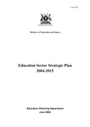 Education Sector Strategic Plan 2004-2015 - Planipolis