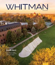 Whitman College Magazine Fall 2022