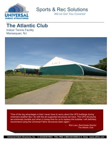 Sports & Rec Solutions The Atlantic Club - Universal Fabric Structures