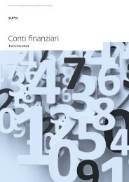 Conti finanziari - Esercizio 2021