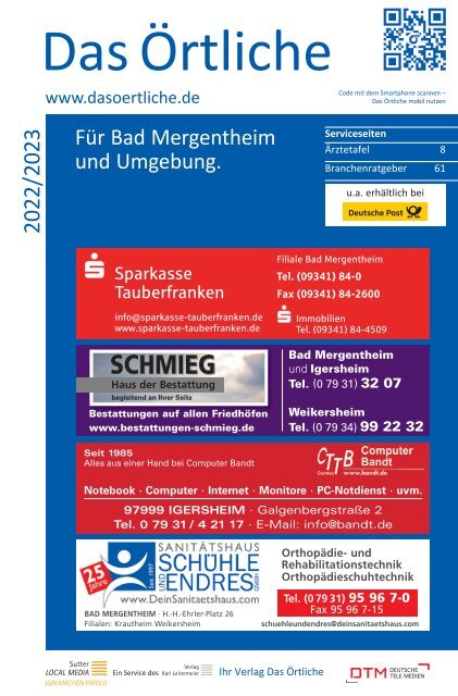 Bad Mergentheim und Umgebung ÖTB 22/23