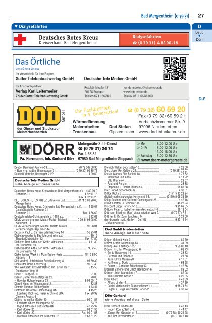 Bad Mergentheim und Umgebung ÖTB 22/23